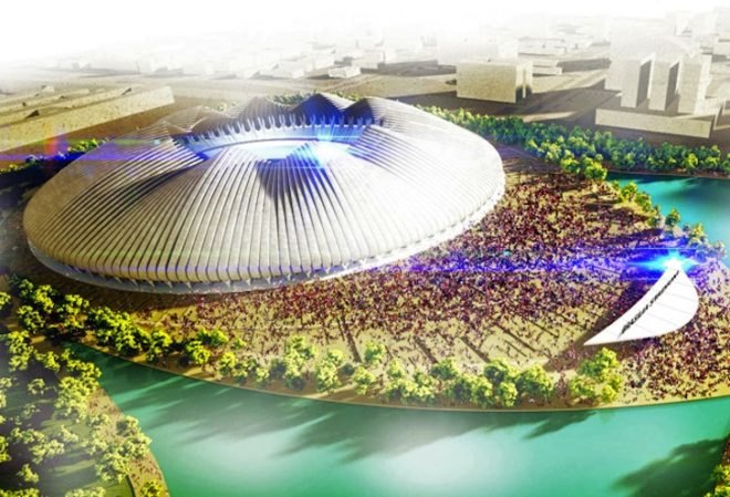 Brasilia Athletics Stadium, Rio 2016 Olympic Games, Feathers, Birds, Weston Williamson, Design Competition, Brasil, Brazil, Utopian Spirit, Wooden Plinth
