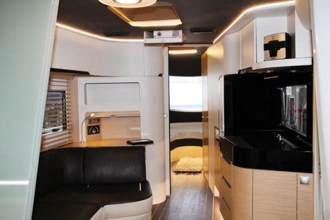 reen design, eco design, sustainable design, Caravan, Camper trailer, Caravisio, Knaus Tabbert, convertible living space, small living