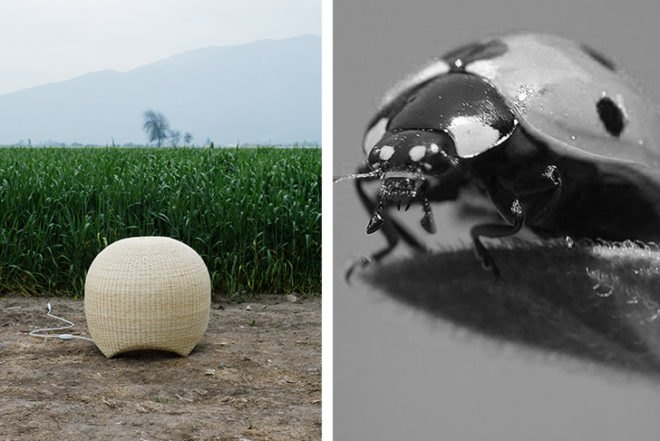 Claesson Koivisto Rune, The Andes House, wicker lamps, Medusa, Chinita, Bellota, biodegradable object, Chilean design, Swedish design, Bright Ideas, Green Lighting, Green Materials