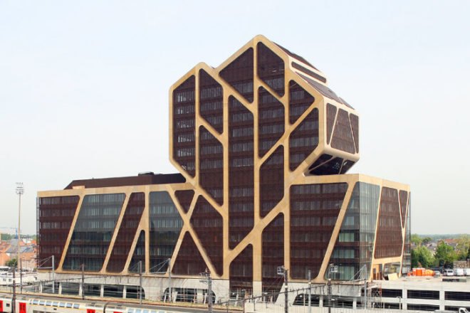 Court of Justice, J Mayer H, a20 architecten, Lens°Ass architecten, hasselt, belgium, shade screen, court building, daylighting