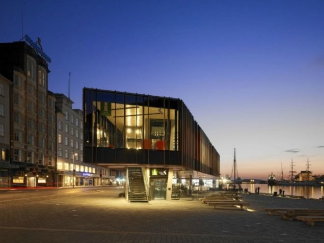 bergen fish market, eder biesel arkitekter, green renovation, sustainable design, eco renovation, adaptive reuse, history continued, historic preservation, modern architecture