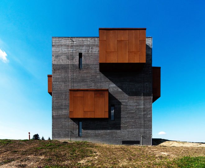 kemenes volcanopark, volcano visitor center, volcano, hungary, foldes architects, sag hill volcano, laszlo foldes, corten steel, volcano exhibit, western hungary