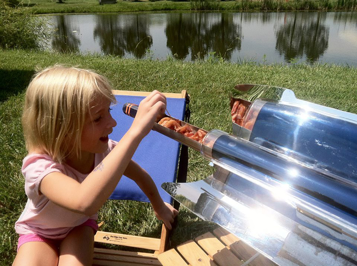 green design, eco design, sustainable design, Solar kitchen, solar cooking, GoSun Stove, evacuated tube stove