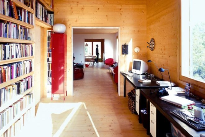 H Arquitectes, House 205, Designed for Disassembly, Spain, Spanish design, wooden house, recyclable wood, reusable wood, TYVEK, energy efficiency, Green Materials, Recycled Materials