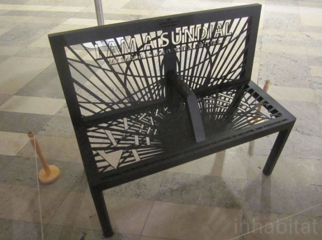 eco design, green design, upcycling, sustainable design, designersblock, fifth element, london design festival, science and design, sundial bench