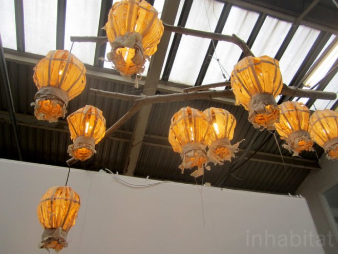 eco design, green design, upcycling, sustainable design, designersblock, london design festival, tent london, upcycled lights, green lighting, sebastian cox