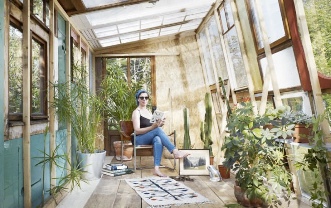 La Fabrique pavilion, Bureau A, Swiss architects, recycled windows pavilion, recycled windows, recycled materials, silent movies, Buster Keaton, self-constructed house, tiny homes, pavilions