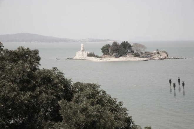 green design, eco design, sustainable design, Marco Casagrande, Kinmen Oystermen, solar powered art installation, Great Kinmen, Xiamen, oysters