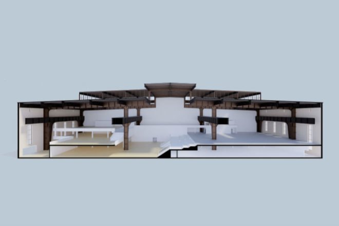 RS+Y, U-Boat Hall, Bolles+Wilson, hannover, adaptive reuse, green renovation, u boat hall renovation