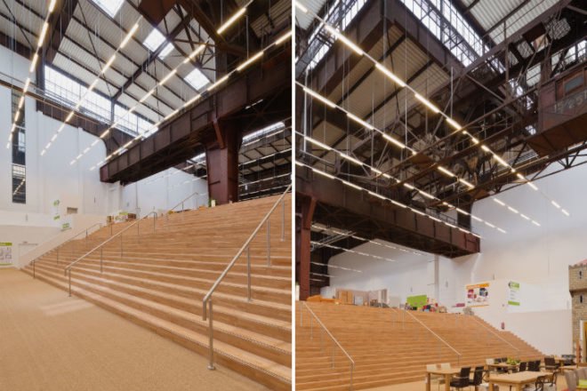 RS+Y, U-Boat Hall, Bolles+Wilson, hannover, adaptive reuse, green renovation, u boat hall renovation