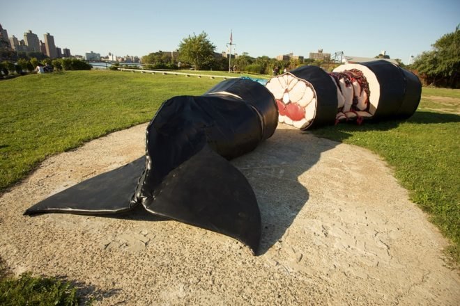 Tamara Kostianovsky, art, sculptures, fabrics, textiles, meat, violence, animal carcasses, death, Argentina, Brooklyn, Habeus corpus