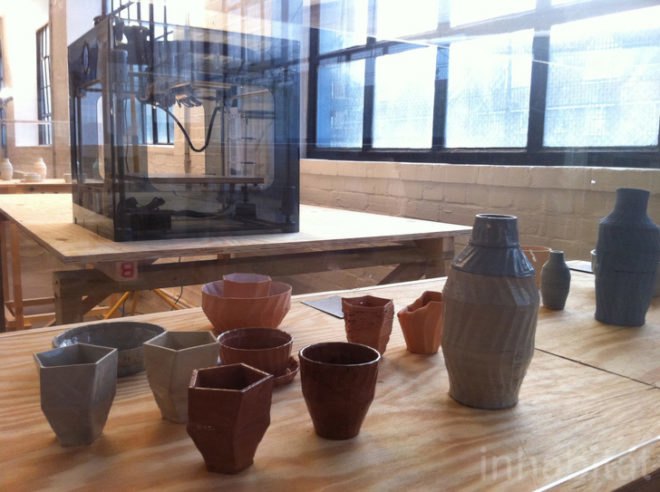 Stratigraphic Manufactury, 3D-Printed Porcelain, open source, 3D-printing, 3D printers, green materials, green manufacturing, eco manufacturing