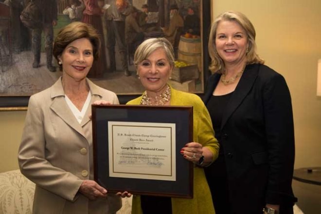 george w. bush presidential library and museum, dallas, texas, leed platinum certification, climate hero award