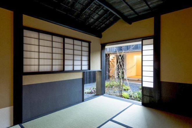 Takeru Shoji Architects, Niigata, Japan, Peach Gardens, Yobitsugi, Farmland, Busy Highway, Yakisugi, Cherry Blossoms, Courtyard