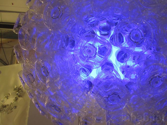 eco design, green design, upcycling, sustainable design, designersblock, london design festival, plastic bottle lamp