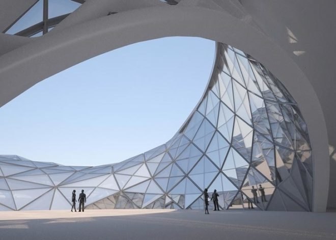 Harbin, Northern China, MAD Architects, Harbing Cultural Island, Ma Yansong, White Aluminum, Songhua River, Harbin Theatre, Harbin Labour Recreation Centre, Harbin Great Square, Wetland Park