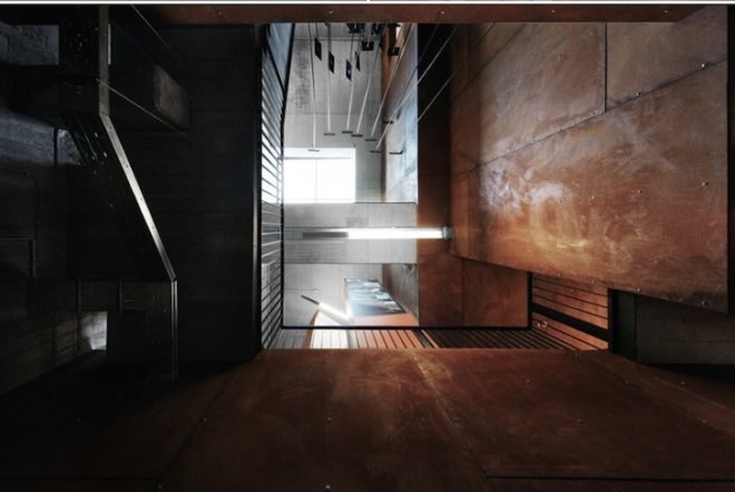 kemenes volcanopark, volcano visitor center, volcano, hungary, foldes architects, sag hill volcano, laszlo foldes, corten steel, volcano exhibit, western hungary