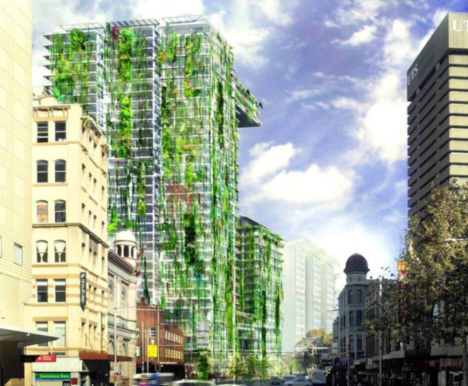patrick blanc, one central park, sydney, residential tower, vertical garden, living wall, Jean Nouvel, Yann Kersalé,