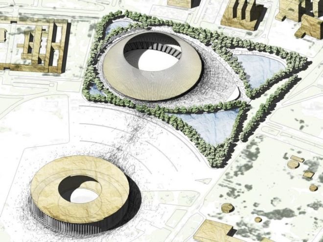 Brasilia Athletics Stadium, Rio 2016 Olympic Games, Feathers, Birds, Weston Williamson, Design Competition, Brasil, Brazil, Utopian Spirit, Wooden Plinth
