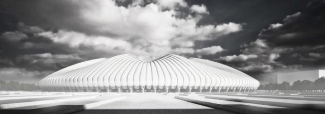 Brasilia Athletics Stadium, Rio 2016 Olympic Games, Feathers, Birds, Weston Williamson, Design Competition, Brasil, Brazil, Utopian Spirit, Wooden Plinth