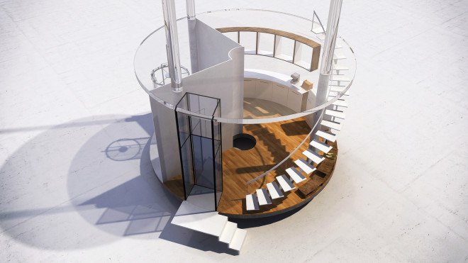A. Masow Design Studio, tree house Kazakhstan, Kazakhstan architecture, glass houses, tree houses, tree houses design, transparent houses, forest retreats, daylit homes, Kazakhstan