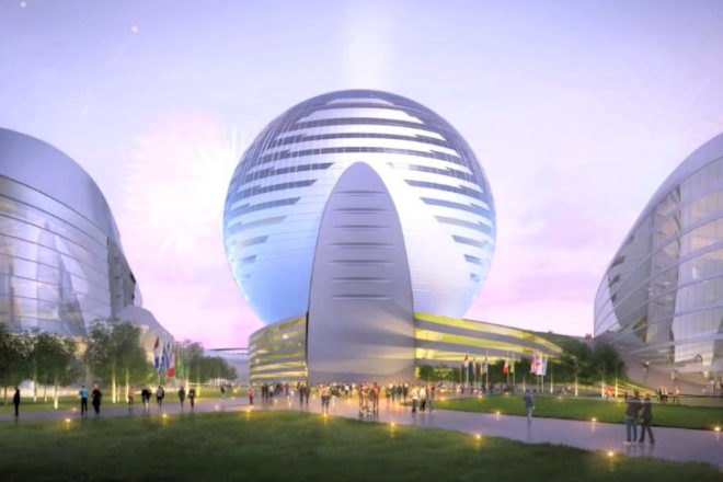 Astana World Expo, Adrian Smith Gordon Gill, Astana, Kazakhstan, World Expo 2017, renewable energy