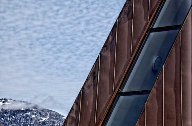 C.F. Møller, Greenland Architecture, Dronning Ingrids Hospital, Sustainable Public Building, Future Proofing, Copper Cladding