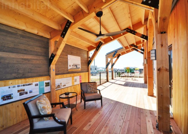 Team Ontario, Solar Decathlon, 2013 Solar Decathlon, ECHO house, energy efficiency, modular housing, recycled materials, cradle-to-cradle, local materials, vacuum insulation panels, passive shading, solar panels, stormwater runoff, energy performance, smart design