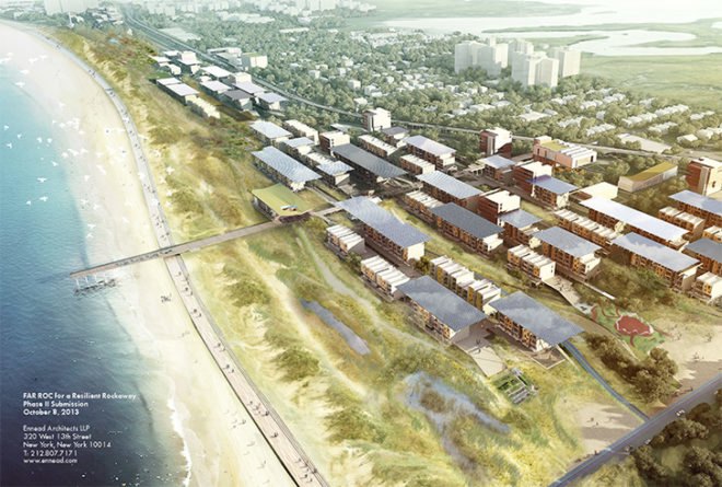 WXY Architecture, Ennead Architects, Arverne East, Rockaways, affordable housing, L+M Development Partners, Bluestone Organization, Triangle Equities, design competitions, White Arkitekter, Small Means & Great Ends, Ennead, F.R.E.D., Lateral Office, Rockaway Rising, Seeding Office, Far Rockaway, Combatting Storm Surge, Hurricane Sandy, Resiliency, Preparing homes for another Hurricane Sandy, Green Infrastructure,