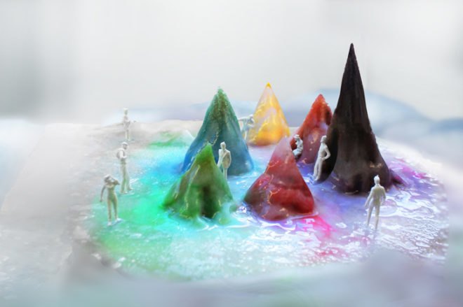 Frozen Flora Shelters, Visiondivision, Warming Huts Competition, melting architecture, ice architecture, ice shelters Canada, Canada architecture, sustainable buildings, temporary shelters, reinforced ice buildings, biomimicry, biomimetic architecture