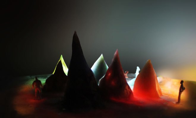Frozen Flora Shelters, Visiondivision, Warming Huts Competition, melting architecture, ice architecture, ice shelters Canada, Canada architecture, sustainable buildings, temporary shelters, reinforced ice buildings, biomimicry, biomimetic architecture