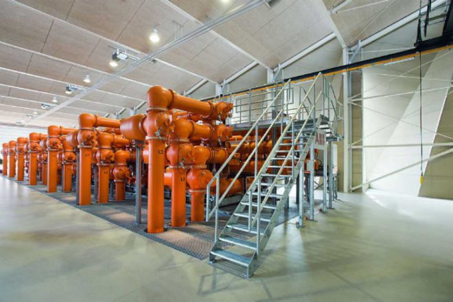 GIS Switchgear Station, CF Moller, renewable energy, prefab, daylighting, electric grid, transmission grid, denmark