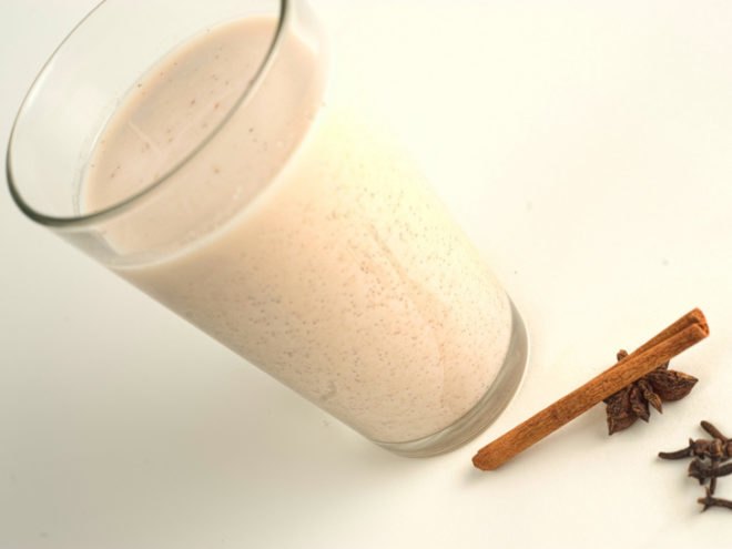 Horchata, rice drink, Mexican drink, Spanish drink, vegan milk drink, rice horchata