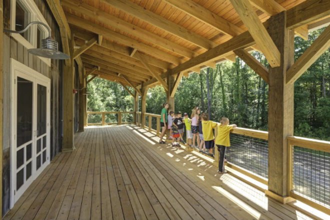 Kalamazoo Nature Center Camp, Lord Aeck Sargent, barn reuse, barn renovation, adaptive reuse, summer camp, kalamazoo