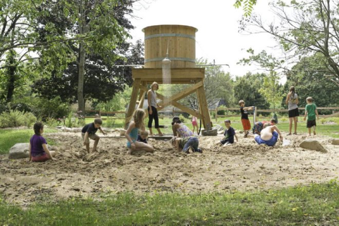 Kalamazoo Nature Center Camp, Lord Aeck Sargent, barn reuse, barn renovation, adaptive reuse, summer camp, kalamazoo