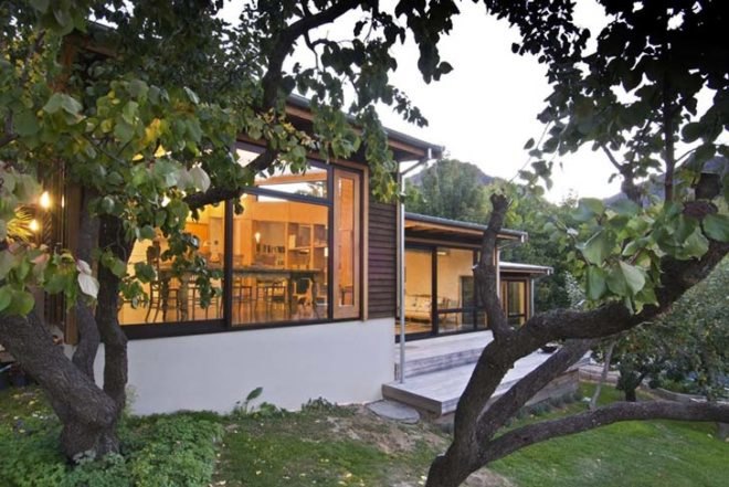 Kerr Ritchie, geothermal energy, powered, Arrowtown House, New Zealand, tiny home, double glazing, Tiny Homes, Architecture, Solar Power, Renewable Energy, energy efficiency, Daylighting,