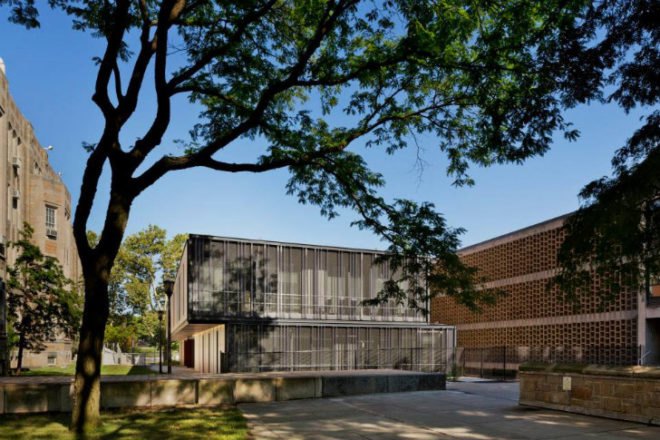 Lehman College Day Care, Garrison Architects, day care, bronx, modular, prefab, vertical garden