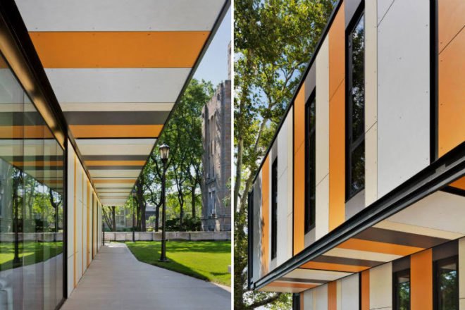 Lehman College Day Care, Garrison Architects, day care, bronx, modular, prefab, vertical garden