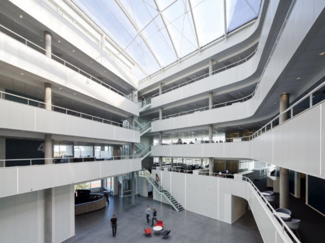 MOE Office Building, Schmidt Hammer Lassen, moe, eco office, daylighting, buddinge, copenhagen