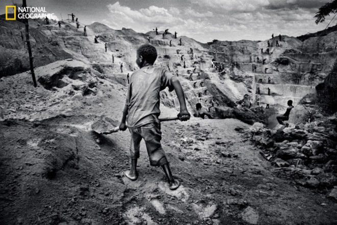 Marcus Bleasdale, precious minerals, conflict minerals, rare earth minerals, smartphones, Congo, child labor, environmental destruction, mining, National Geographic