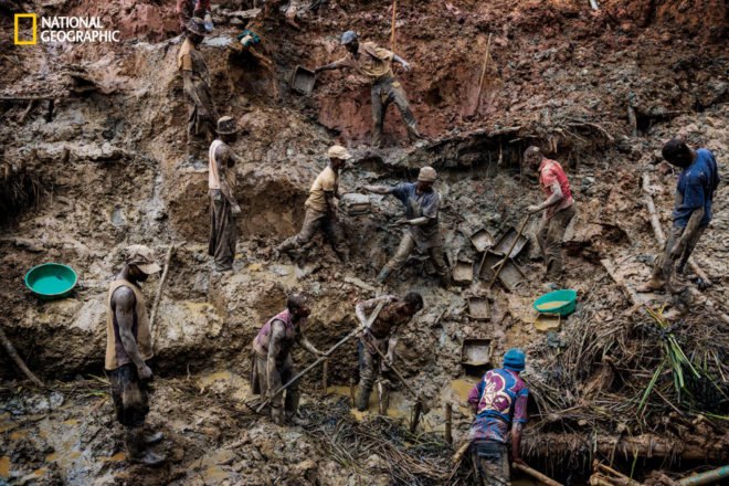 Marcus Bleasdale, precious minerals, conflict minerals, rare earth minerals, smartphones, Congo, child labor, environmental destruction, mining, National Geographic