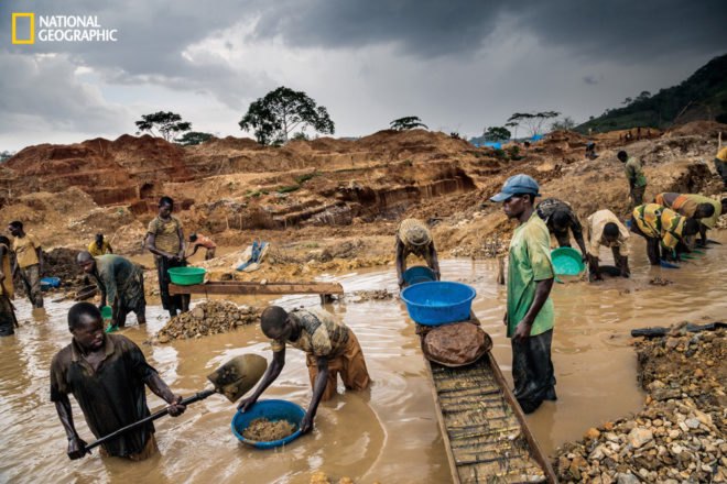 Marcus Bleasdale, precious minerals, conflict minerals, rare earth minerals, smartphones, Congo, child labor, environmental destruction, mining, National Geographic