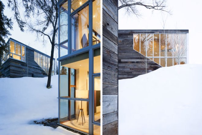 Piampiano Residence, Studio B Architects, mountain home, reclaimed wood, green home, woody creek, aspen, colorado