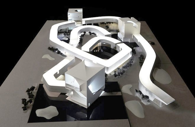 Steven Hall Architects, Steven Hall, Qingdao Culture and Art Center, Steven Hall China, China architectural competition, China museums, sustainable buildings China, museum complex Qingdao