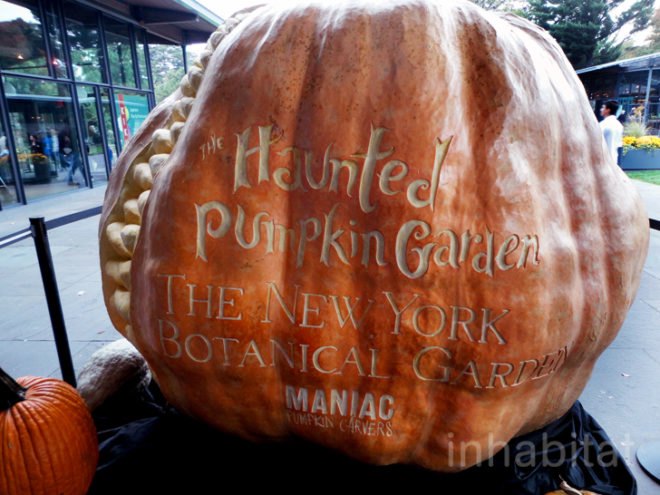 green design, eco design, sustainable design, Ray Villafane, New York Botanical Garden, NYBG, pumpkin carving