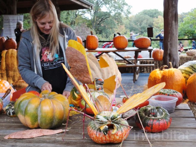 green design, eco design, sustainable design, Ray Villafane, New York Botanical Garden, NYBG, pumpkin carving
