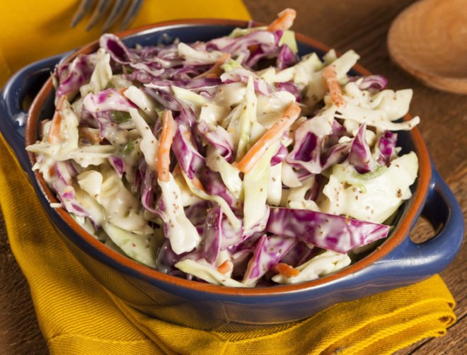 Vegetable slaw, salad of root veggies