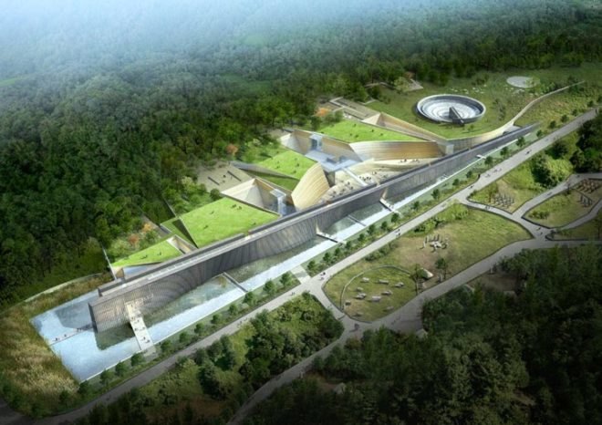 natural ventilation, solar-path CFD simulations, wind-path CFD simulations, Jeju island formation, Sky-Pond, Mother's Garden, Seulmundae Halmang Museum, story of Seulmundae Halmang, Jeju island mythology, Jeju island legends, Samoo Architects & Engineers, Jeju Stone Park,