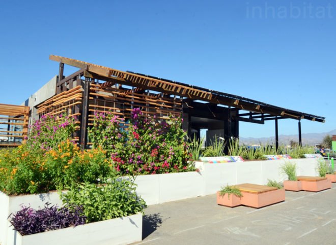SHADE House, DoE Solar Decathlon, Department of Energy, intercollegiate architecture competition, ASUNM, Solar Decathlon, Solar Decathlon 2013, 2013 Solar Decathlon, DoE Solar Decathlon, green design, sustainable design, eco-design, Irvine, California, ASU, University of New Mexico, desert living, desert homes, prefab solar homes, solar-powered prefab home, PHX Renews, eco-design, solar energy, solar innovation, solar power, renewable energy, clean tech, green tech, rainwater capture, home cooled with melting ice, drought-resistant flora, DoE architecture competition