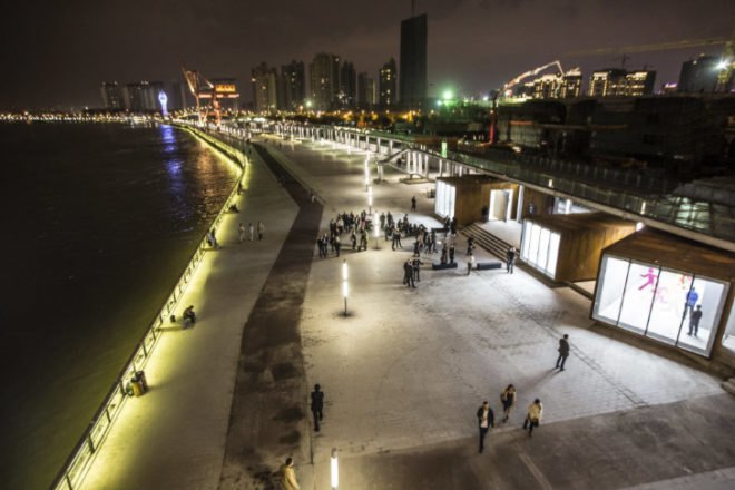 Shanghai West Bund Biennial, Schmidt Hammer Lassen, shanghai, temporary pavilion, pavilion, daylighting, art, architecture